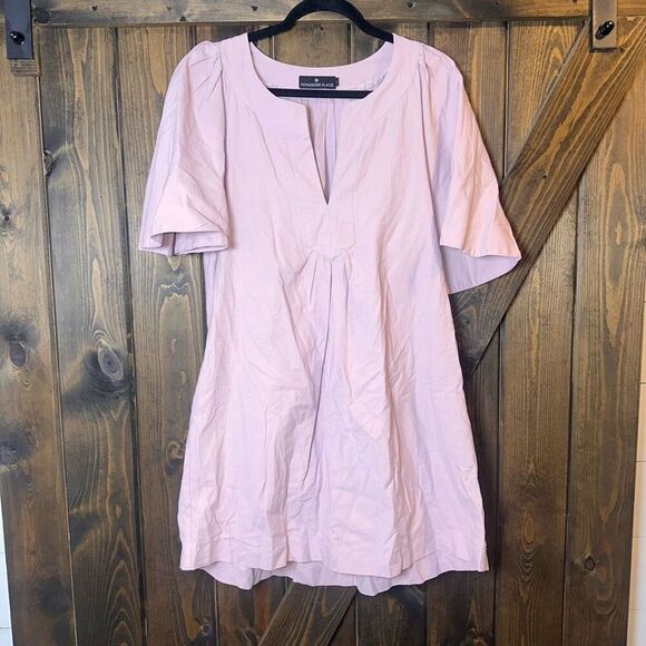 Tuckernuck Pomander Place Orchid Pink Finley Flutter Sleeve Dress - Picture 2 of 5